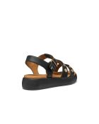 Camalei zwarte sandalen