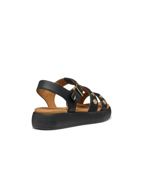 Camalei zwarte sandalen