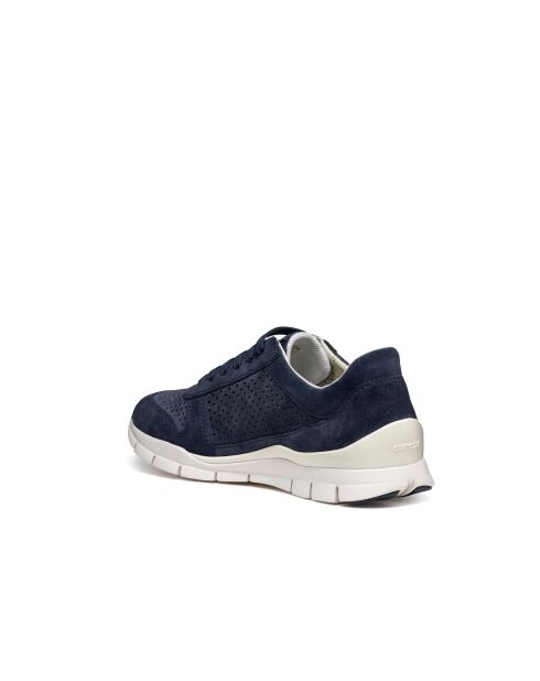 Sneakers Sukie jeans in pelle scamosciata scura