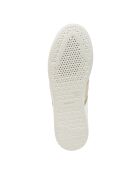 Jaysen wit/lichtgouden leren sneakers