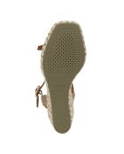 Panarea sandalen van pistache suède