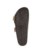 Sandalen Brionia R aus hellgoldenem Leder