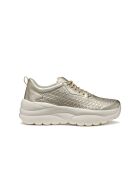 Sneakers Xtors in pelle color oro chiaro