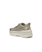 Sneakers Xtors in pelle color oro chiaro
