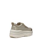 Sneakers Xtors in pelle color oro chiaro