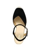 Euriclea zwarte suède sandalen