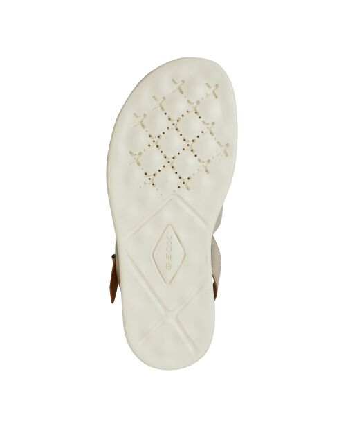 Xan2S lichtgouden leren sandalen