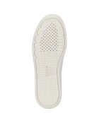 Gebroken wit/marineblauwe sneakers van Magnete suèdeleer