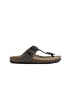 Sandalen van metallic leer Brionia