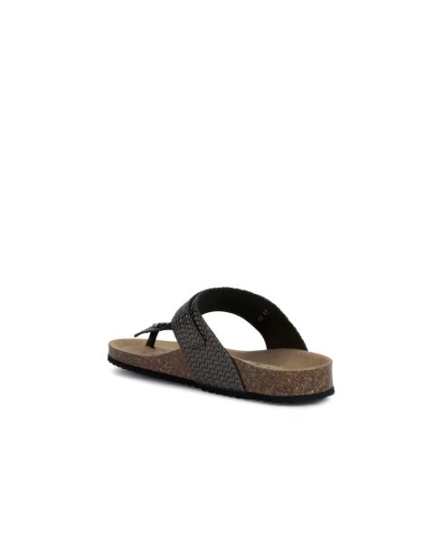 Sandalen van metallic leer Brionia