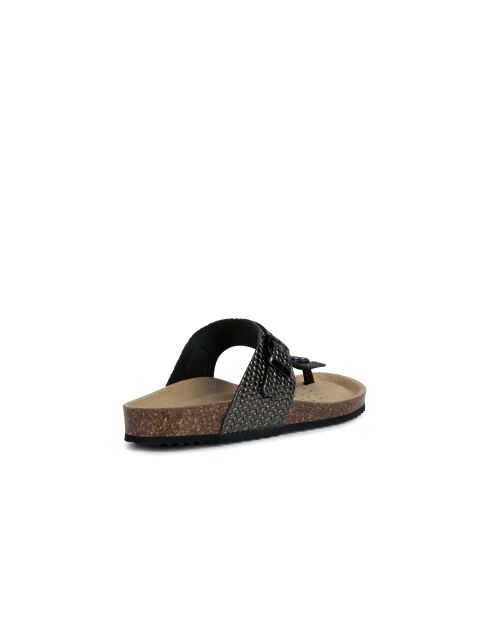 Sandalen van metallic leer Brionia