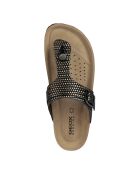 Sandalen van metallic leer Brionia