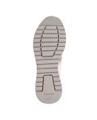 Desya - Sneakers van suèdeleer in lichtgoud/taupe