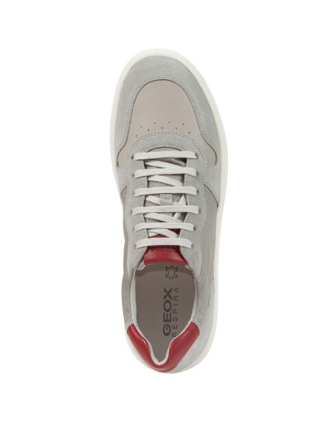 Lichtgrijze sneakers van Magnete suèdeleer