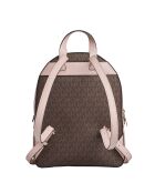 Mochila mediana Jaycee rosa-marrón - 22,2x30,5x10,8 cm