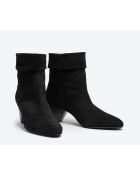 Boots en cuir noirs - Talon 6 cm