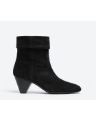 Boots en cuir noirs - Talon 6 cm