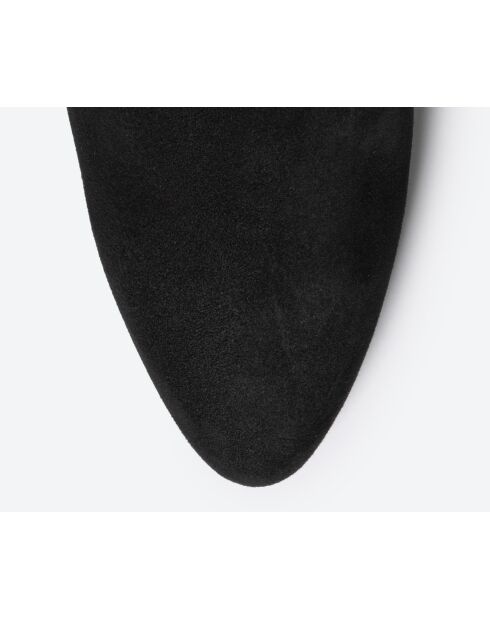 Boots en cuir noirs - Talon 6 cm