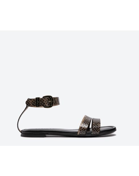 Sandali Havana in pelle