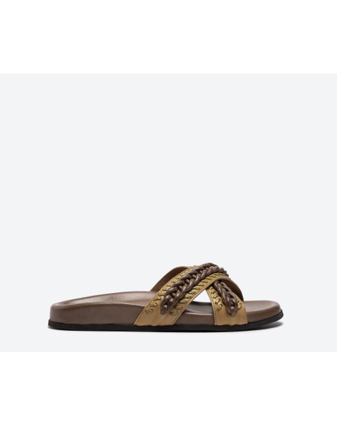 Pantoletten Savannah aus Leder