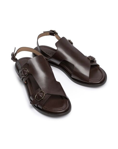 Sandalen aus Ebenholz