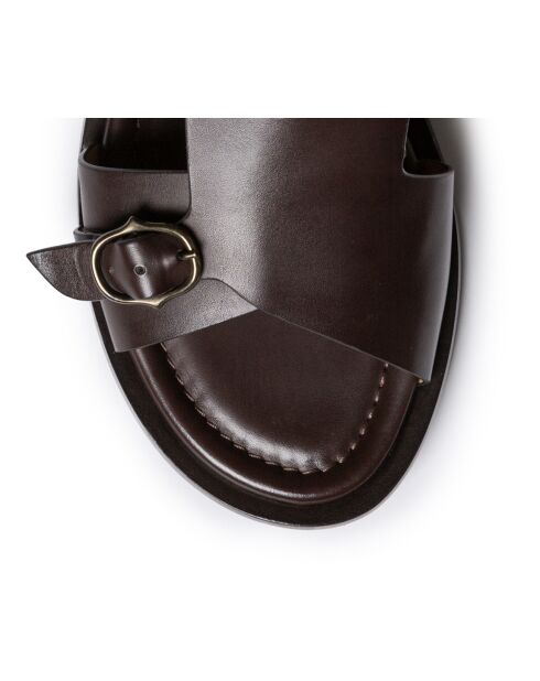 Sandalen aus Ebenholz