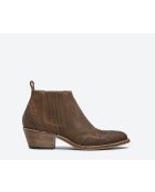 Low Boots western en cuir acacia