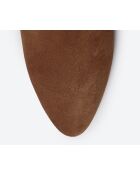 Boots en cuir brunes - Talon 6 cm