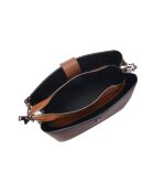 SS26 IR 188 cognac leren draagtas - 21x25x13 cm