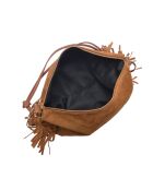 SS26 IR 8182T cognac leren schoudertas - 26,5x36,5 cm