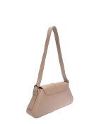 SS26 RM 1009T taupe leren schoudertas - 15x34 laag x 24 hoog x 6,5 cm