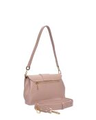 SS26 IR 183T poederroze leren schoudertas - 17x25x5 cm