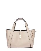 SS26 IR 121 beige leren handtas - 20x30x12 cm
