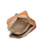 SS26 IR 121 beige leren handtas - 20x30x12 cm