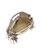 SS26 AL 8197T beige leren draagtas - 20x21 cm