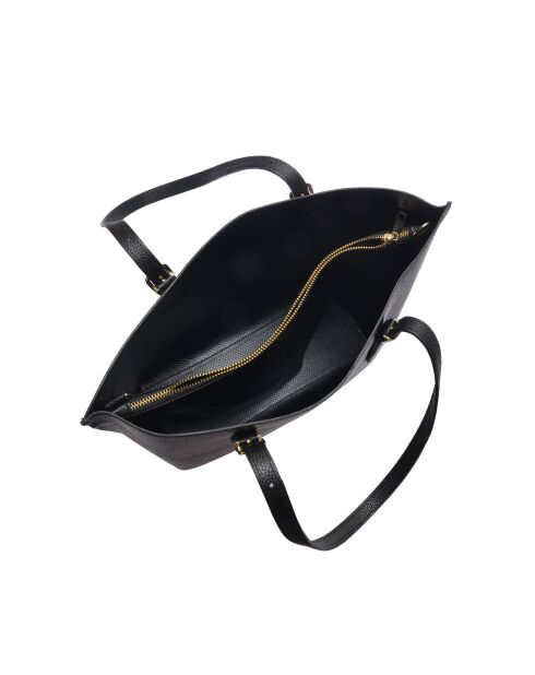 SS26 IR 176 Schultertasche aus schwarzem Leder - 26x29x9,5 cm