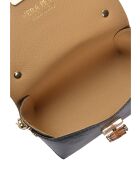 Bandolera SS26 RM 8193 de piel negra - 8,5x15x8 cm