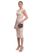 Bandolera SS26 RM 8193 de piel negra - 8,5x15x8 cm