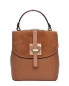Sac à dos en cuir SS26 RM 3162 cognac - 21.5x20x12 cm