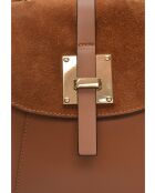 Sac à dos en cuir SS26 RM 3162 cognac - 21.5x20x12 cm