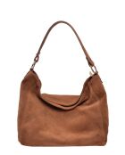 Bandolera SS26 IR 8170 de piel coñac - 27x32x11 cm