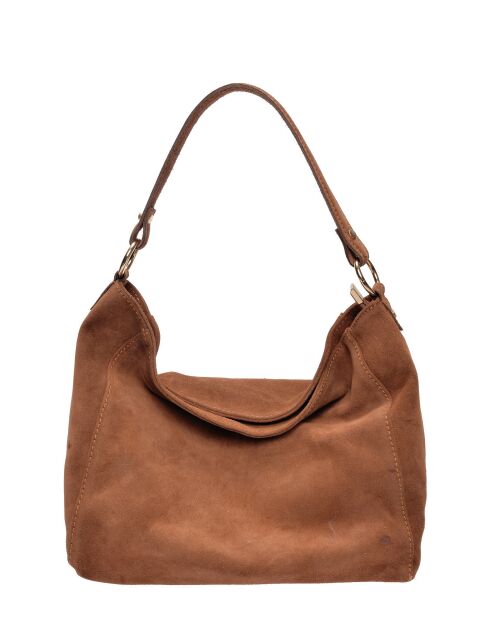 Bandolera SS26 IR 8170 de piel coñac - 27x32x11 cm