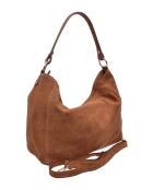 Bandolera SS26 IR 8170 de piel coñac - 27x32x11 cm