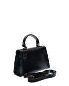 SS26 IR 482 Schultertasche aus schwarzem Leder - 13x20x7 cm