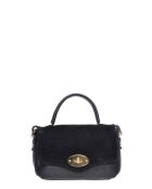 Sac à main en cuir SS26 RM 147T noir - 11.5x17.5x3.5 cm