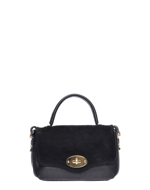 Sac à main en cuir SS26 RM 147T noir - 11.5x17.5x3.5 cm