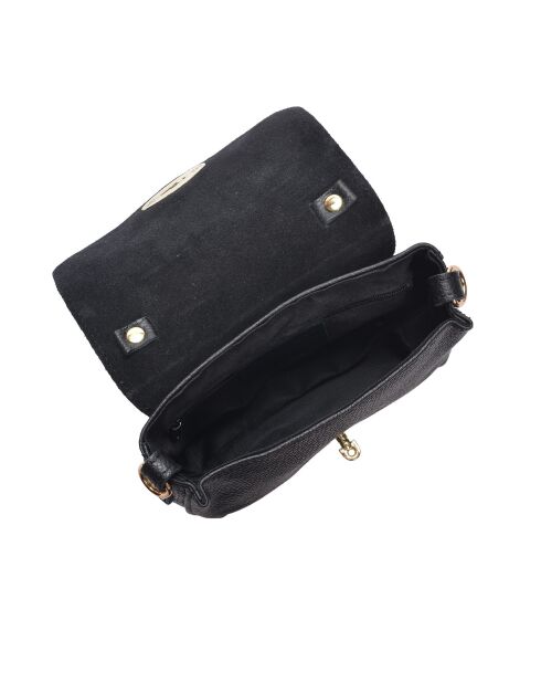 Sac à main en cuir SS26 RM 147T noir - 11.5x17.5x3.5 cm