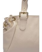 SS26 AL 170T beige leren schoudertas - 21x34x9 cm