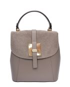 Sac à dos en cuir SS26 RM 3162 taupe - 21.5x20x12 cm