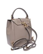 Sac à dos en cuir SS26 RM 3162 taupe - 21.5x20x12 cm